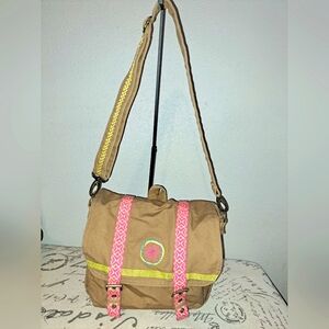 American Girl Doll Canvas Lea Clark Full Size Messenger Bag/Shoulder Tote